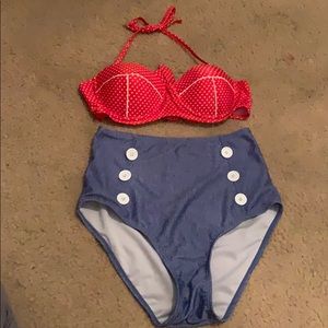 50s style bikini